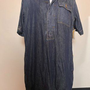 Ralph Lauren Denim Shirt Dress NWT Size Medium Womens